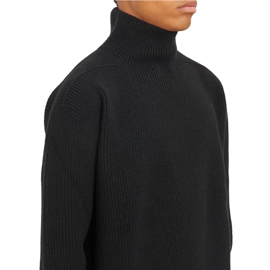 RICK OWENS MAGLIA FISHERMAN TABARD BLACK