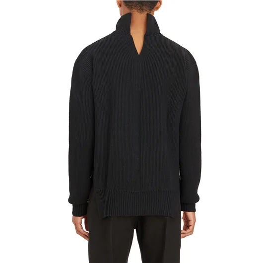 RICK OWENS MAGLIA FISHERMAN TABARD BLACK