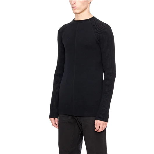 RICK OWENS MAGLIA IN CACHEMIRE GIROCOLLO