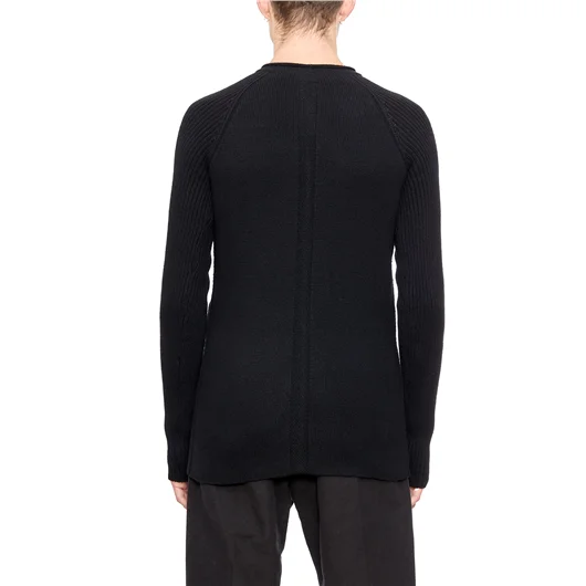 RICK OWENS MAGLIA IN CACHEMIRE GIROCOLLO