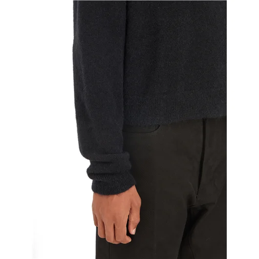 RICK OWENS MAGLIA TOMMY SCOLLO A V BLACK