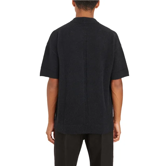 RICK OWENS MAGLIA TOMMY T BLACK