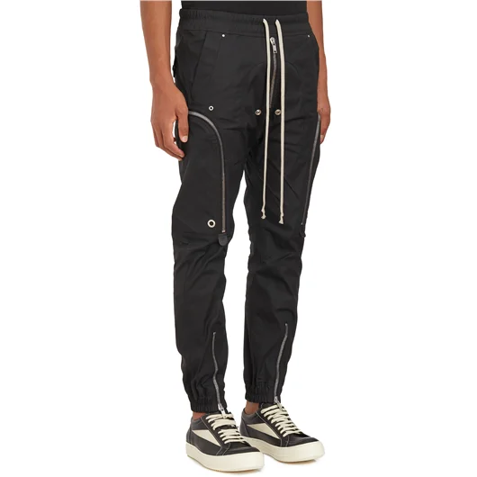 RICK OWENS PANTALONI BAUHAUS CARGO BLACK