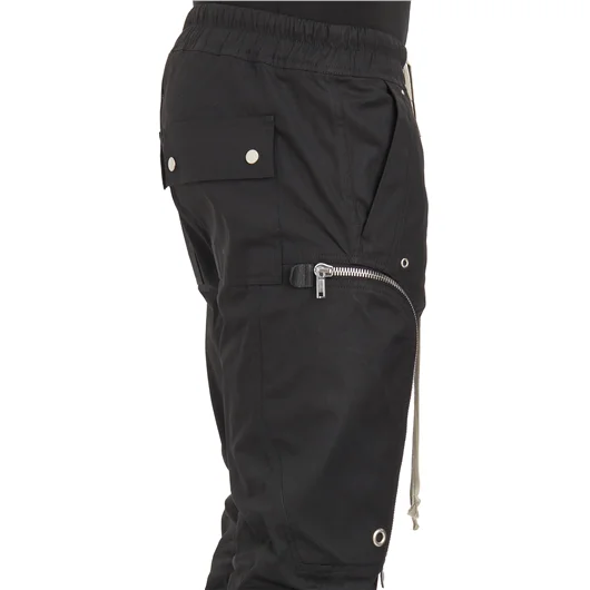 RICK OWENS PANTALONI BAUHAUS CARGO BLACK