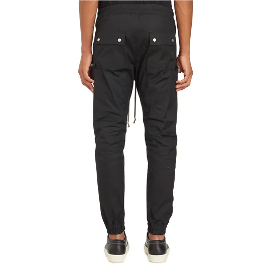 RICK OWENS PANTALONI BAUHAUS CARGO BLACK