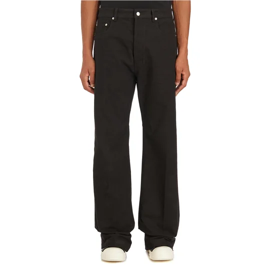 RICK OWENS PANTALONI GETH JEANS BLACK