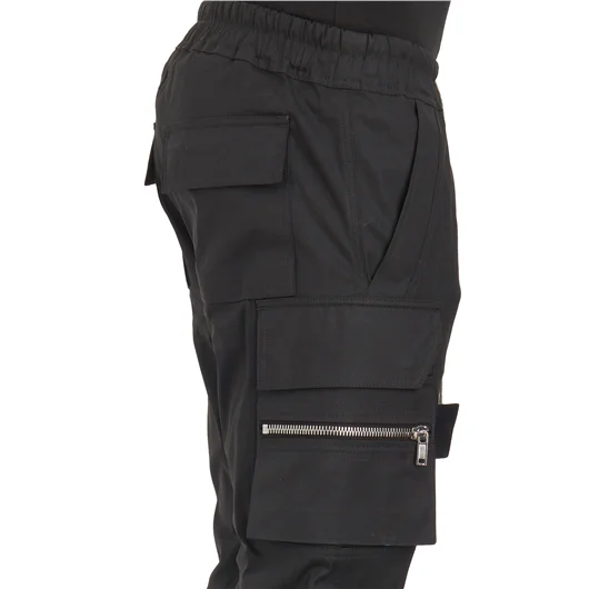 RICK OWENS PANTALONI MASTODON CARGO BLACK