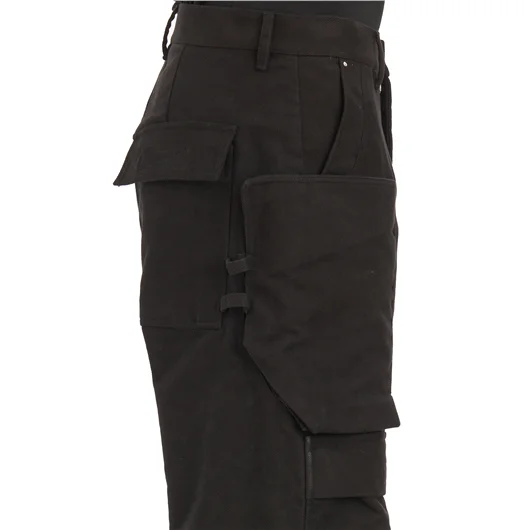 RICK OWENS PANTALONI STEFAN CARGO BLACK