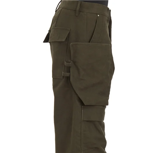 RICK OWENS PANTALONI STEFAN CARGO FOREST