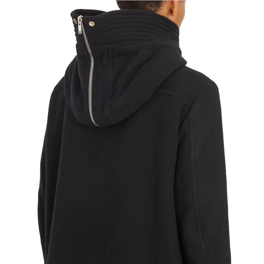 RICK OWENS PARKA MEGAPARKA IN LANA BLACK