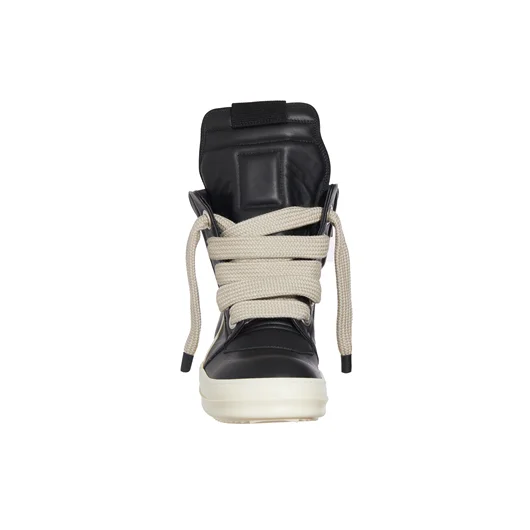RICK OWENS SNEAKER IN PELLE JUMBOLACED GEOBASKET