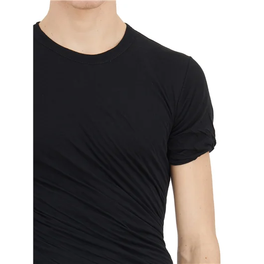 RICK OWENS T-SHIRT DOUBLE IN COTONE