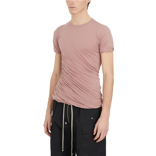 RICK OWENS T-SHIRT DOUBLE IN COTONE