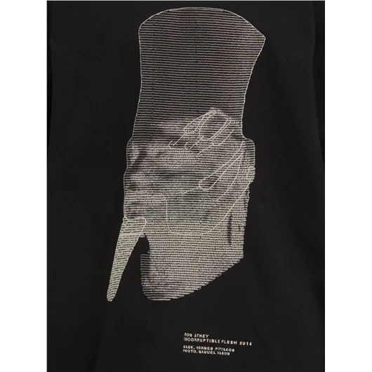 RICK OWENS T-SHIRT RICAMATA RON JUMBO