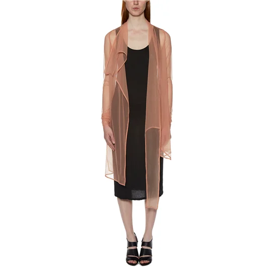 RICKOWENSLILIES GIACCA IN TULLE STRETCH