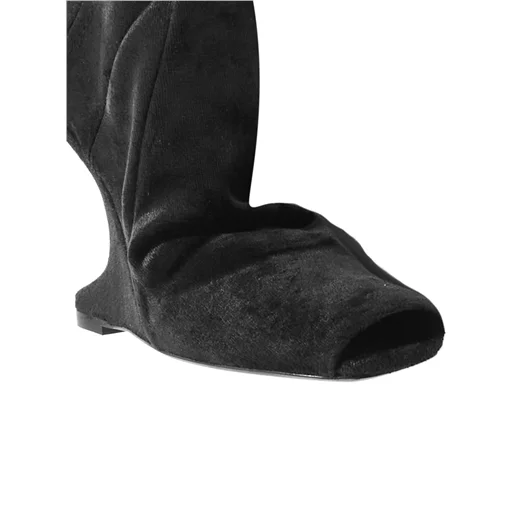 RICKOWENSLILIES STIVALI IN VELLUTO