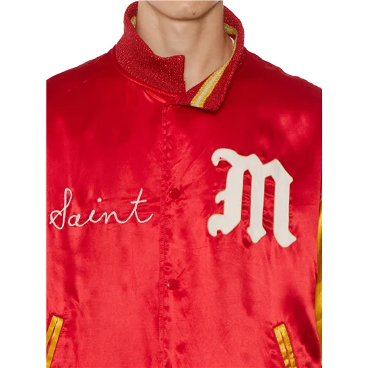 SAINT MXXXXXX BOMBER VARSITY RICAMATO
