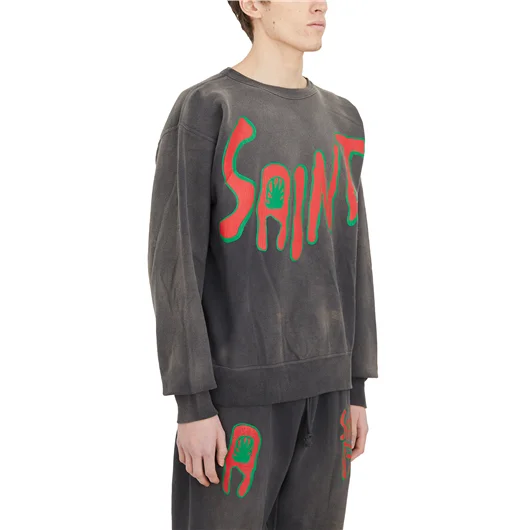 SAINT MXXXXXX FELPA IN COTONE CON LOGO