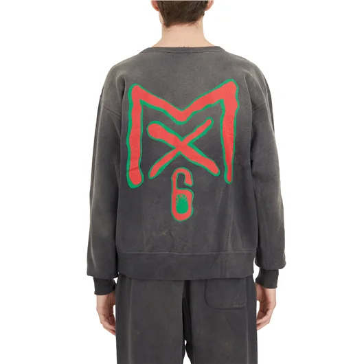 SAINT MXXXXXX FELPA IN COTONE CON LOGO