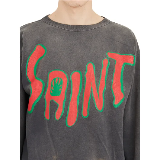 SAINT MXXXXXX FELPA IN COTONE CON LOGO