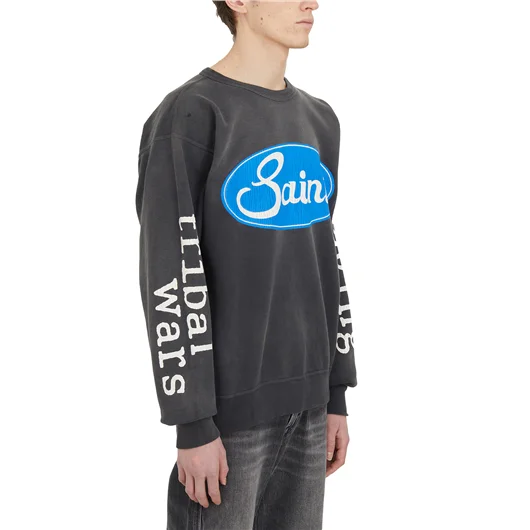 SAINT MXXXXXX FELPA IN COTONE STAMPATO