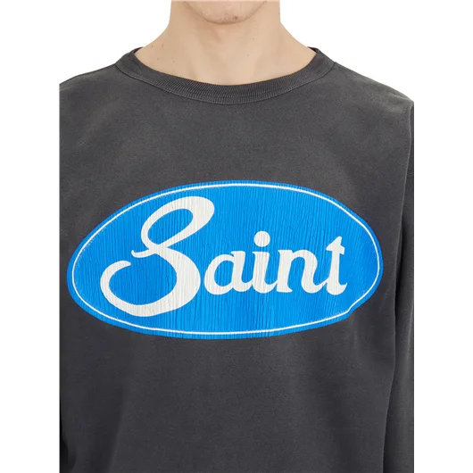 SAINT MXXXXXX FELPA IN COTONE STAMPATO