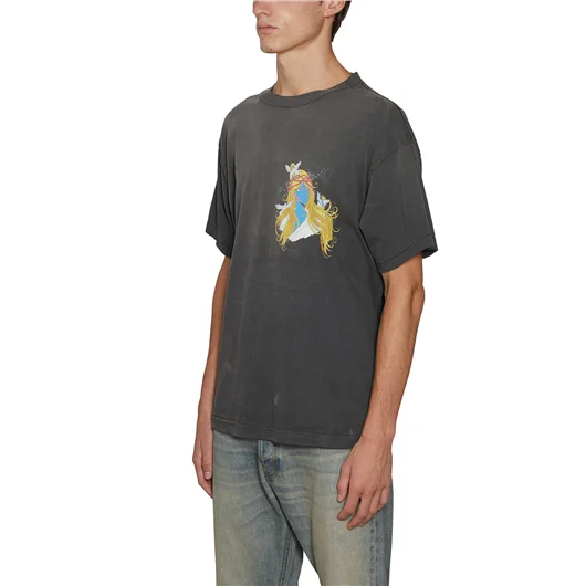 SAINT MXXXXXX T-SHIRT IN COTONE CON STAMPA