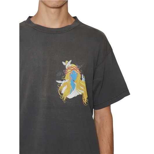 SAINT MXXXXXX T-SHIRT IN COTONE CON STAMPA