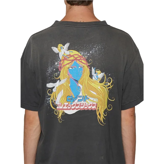 SAINT MXXXXXX T-SHIRT IN COTONE CON STAMPA