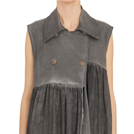 SANCTAMUERTE GILET LUNGO COMBINATO