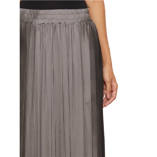 SANCTAMUERTE GONNA LUNGA IN RASO