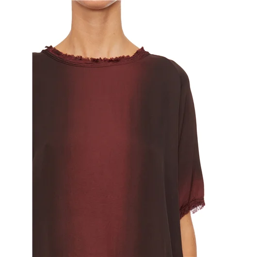 SANCTAMUERTE T-SHIRT ASIMMETRICA DEGRADE'