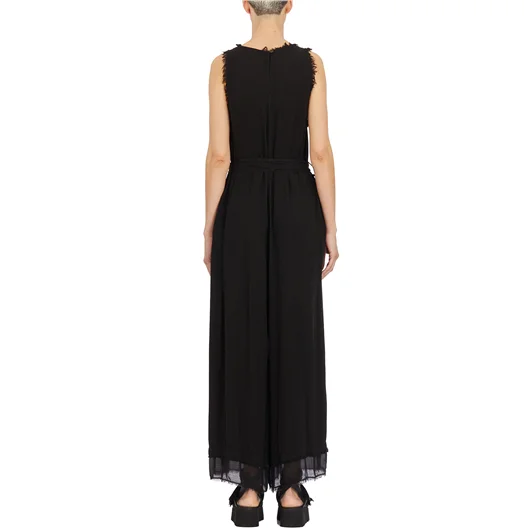 SANCTAMUERTE TUTA SALOPETTE IN TENCEL DI VISCOSA