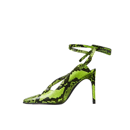 OFF-WHITE CO VIRGIL ABLOH SANDALO PITONATO CON CINTURINO