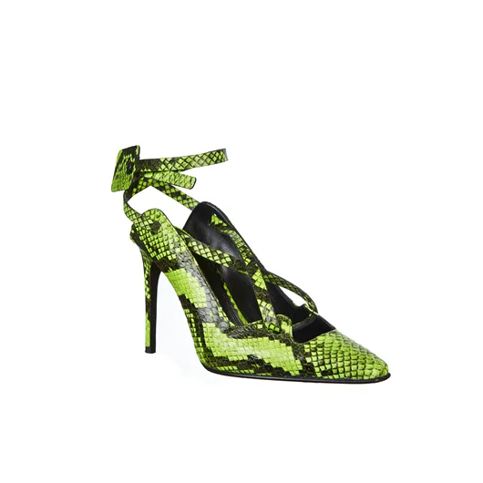 OFF-WHITE CO VIRGIL ABLOH SANDALO PITONATO CON CINTURINO