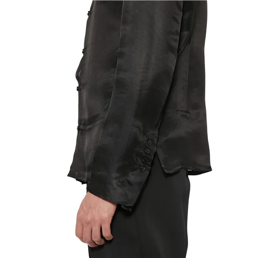 SAPIO CAMICIA IN TWILL DI SETA