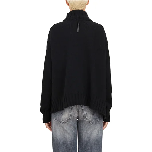 SERIENUMERICA MAGLIA COLLO ALTO IN CASHMERE