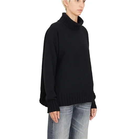 SERIENUMERICA MAGLIA COLLO ALTO IN CASHMERE