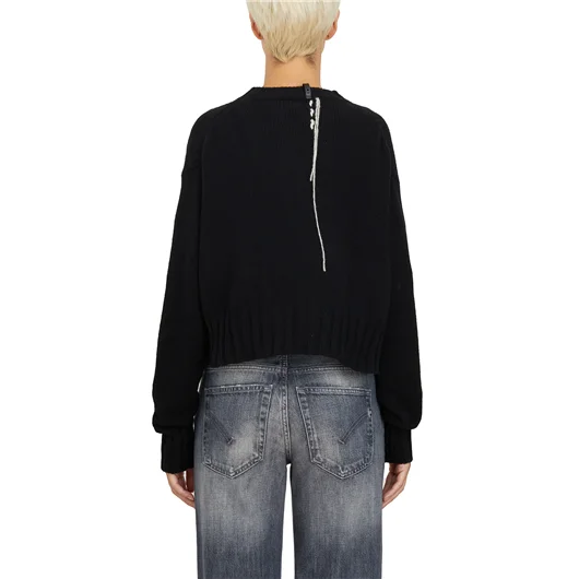 SERIENUMERICA MAGLIA CROP IN CASHMERE