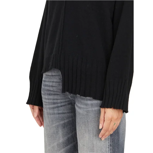 SERIENUMERICA MAGLIA IN CASHMERE SCOLLO A V