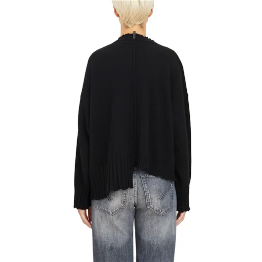 SERIENUMERICA MAGLIA IN CASHMERE SCOLLO A V