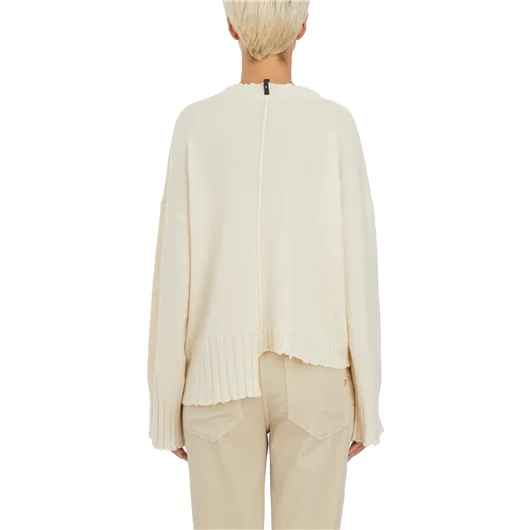 SERIENUMERICA MAGLIA IN CASHMERE SCOLLO A V