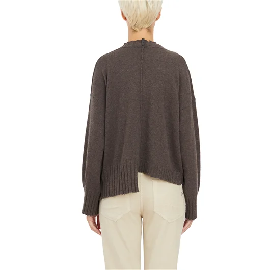 SERIENUMERICA MAGLIA IN CASHMERE SCOLLO A V