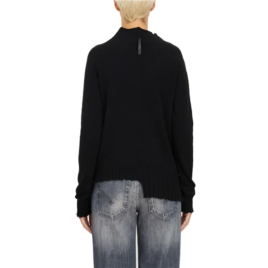 SERIENUMERICA MAGLIA MOCK IN CASHMERE