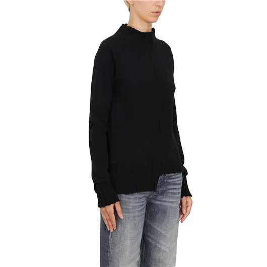 SERIENUMERICA MAGLIA MOCK IN CASHMERE