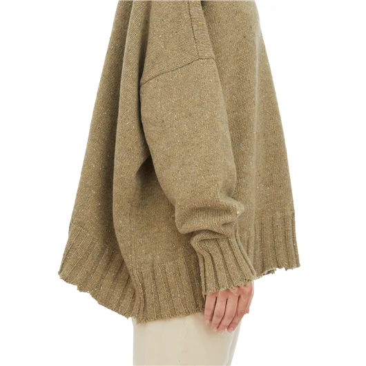 SERIENUMERICA MAGLIA OVER IN LANA