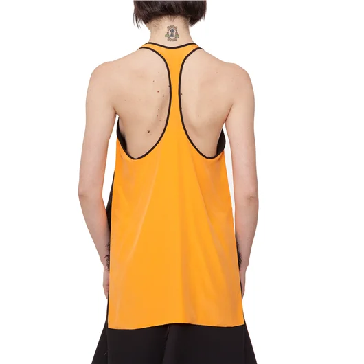 SSHEENA TOP BICOLORE IN SETA