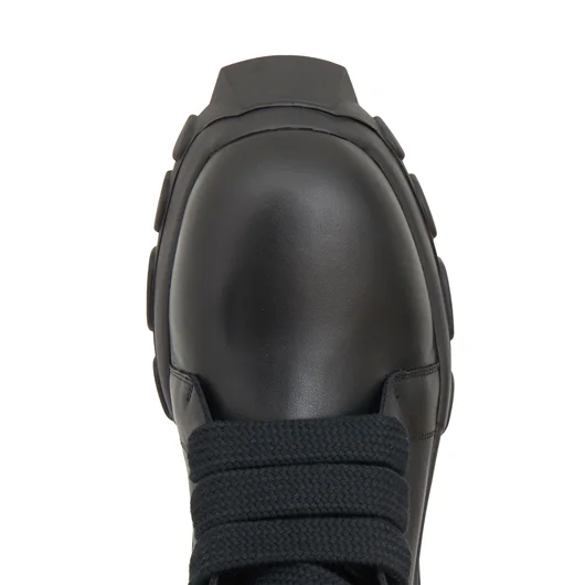 RICK OWENS STIVALI IN PELLE JUMBOLACED LACEUP BOZO TRACTOR