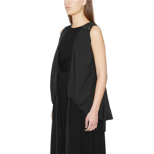 STUDIO B3 GILET TOP IN COTONE