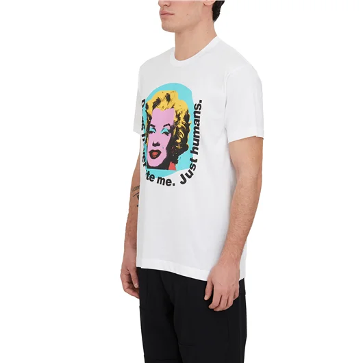 COMME DES GARCONS Shirt T-SHIRT IN COTONE CON STAMPA